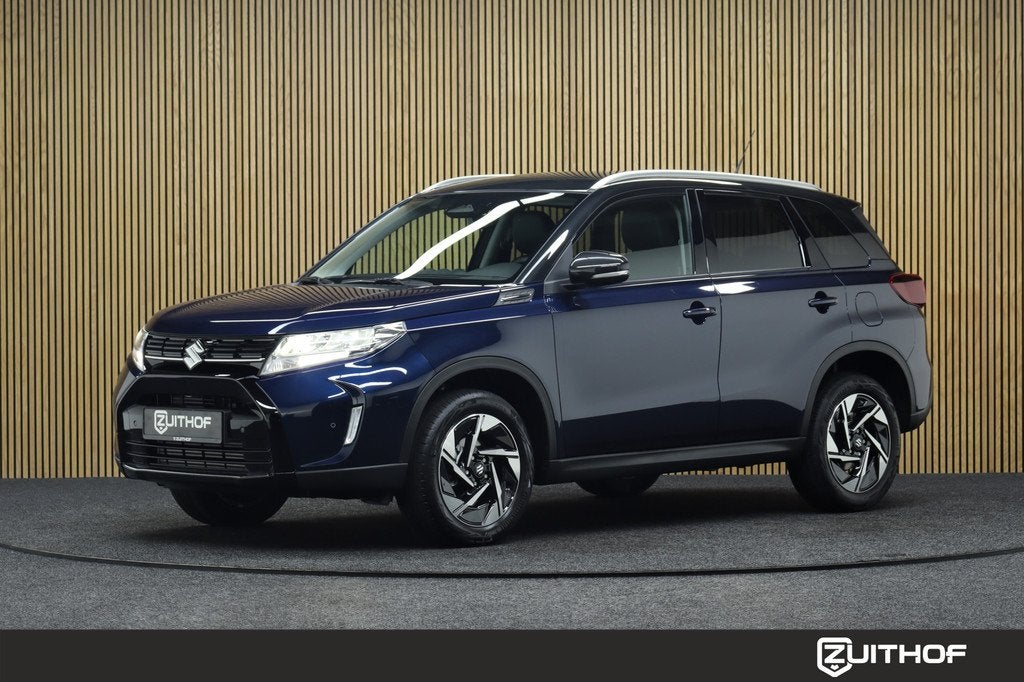 Suzuki Vitara 1.4 Boosterjet Smart Hybrid Style | Adaptive-c, Auto's, Suzuki, Gebruikt, Zwart, 4 cilinders, Met garantie (alle)