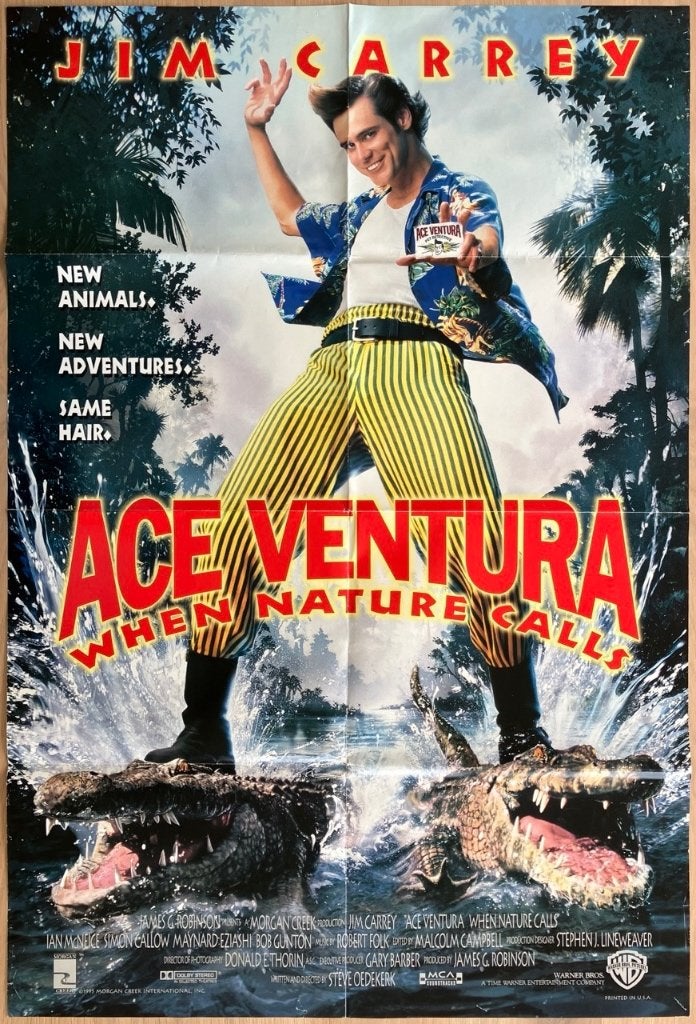 Jim Carrey - Filmposters / Filmfoto's - Diverse - Bioscoop, Verzenden, A1 t/m A3, Film en Tv, Rechthoekig Staand
