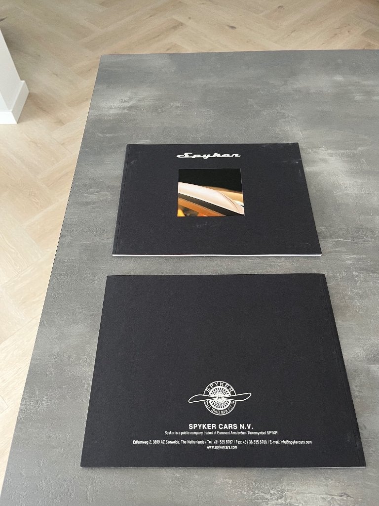 Folder materiaal SPYKER, Zo goed als nieuw, Overige merken, Ophalen, Onbekend