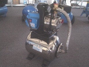 RVS -hydrofoorpomp 220 V 1000 W max. 3800 ltr. p/u 4 bar, Ophalen of Verzenden, Nieuw