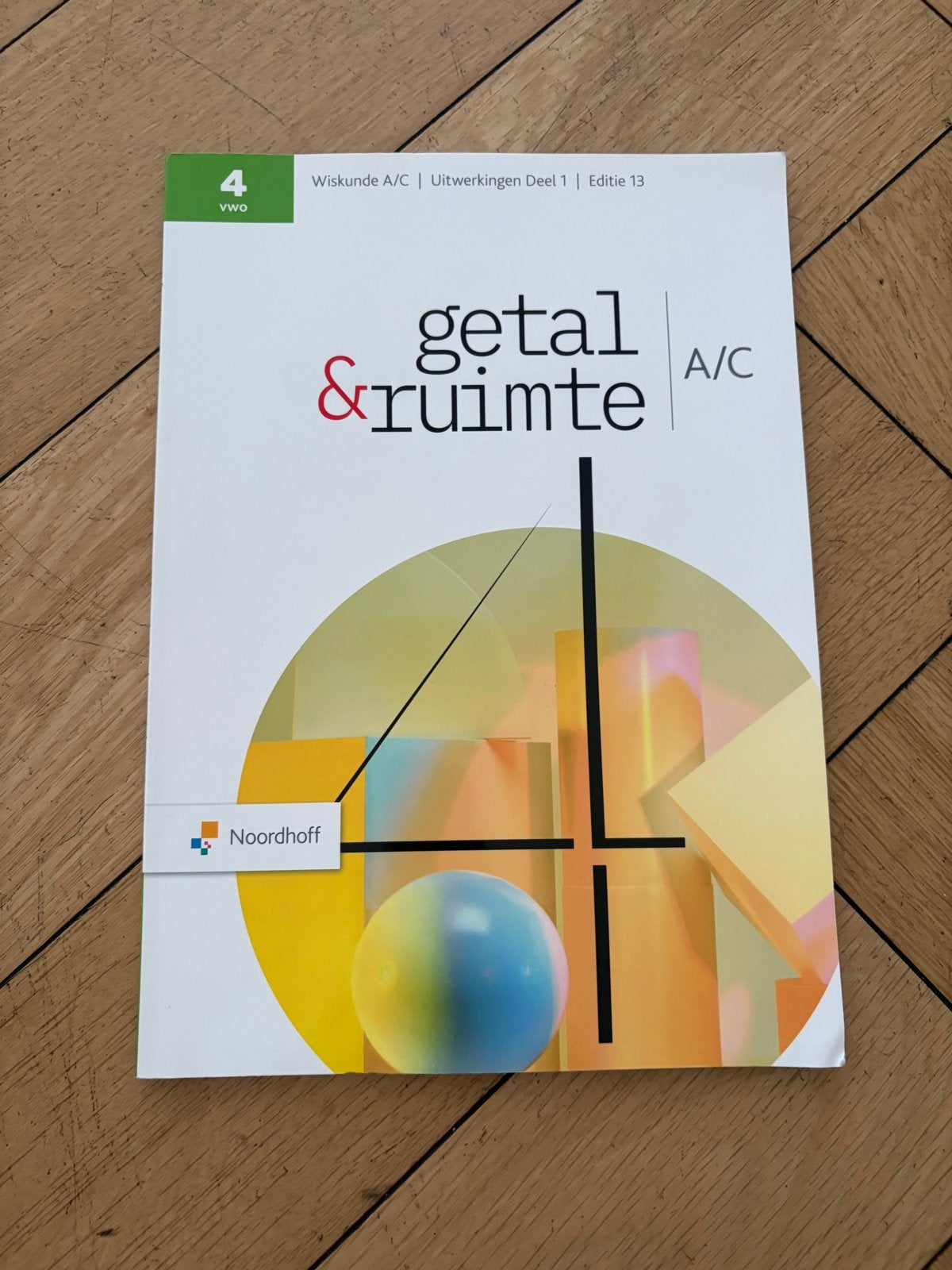 Getal & Ruimte Wiskunde A/C VWO 4 Uitwerkingen Deel 1, Ophalen of Verzenden, Zo goed als nieuw, VWO, Wiskunde A