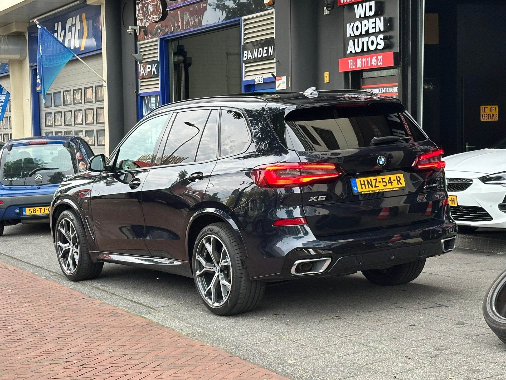 BMW X5 XDrive45e High Executive M-Pakket Camera Carplay Pano, Gebruikt, Zwart, Vierwielaandrijving, Hybride Elektrisch/Benzine