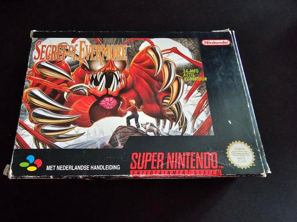 Secret of Evermore - Super Nintendo (SNES) - RPG, Spelcomputers en Games, Gebruikt, 1 speler, Ophalen of Verzenden, Role Playing Game (Rpg)