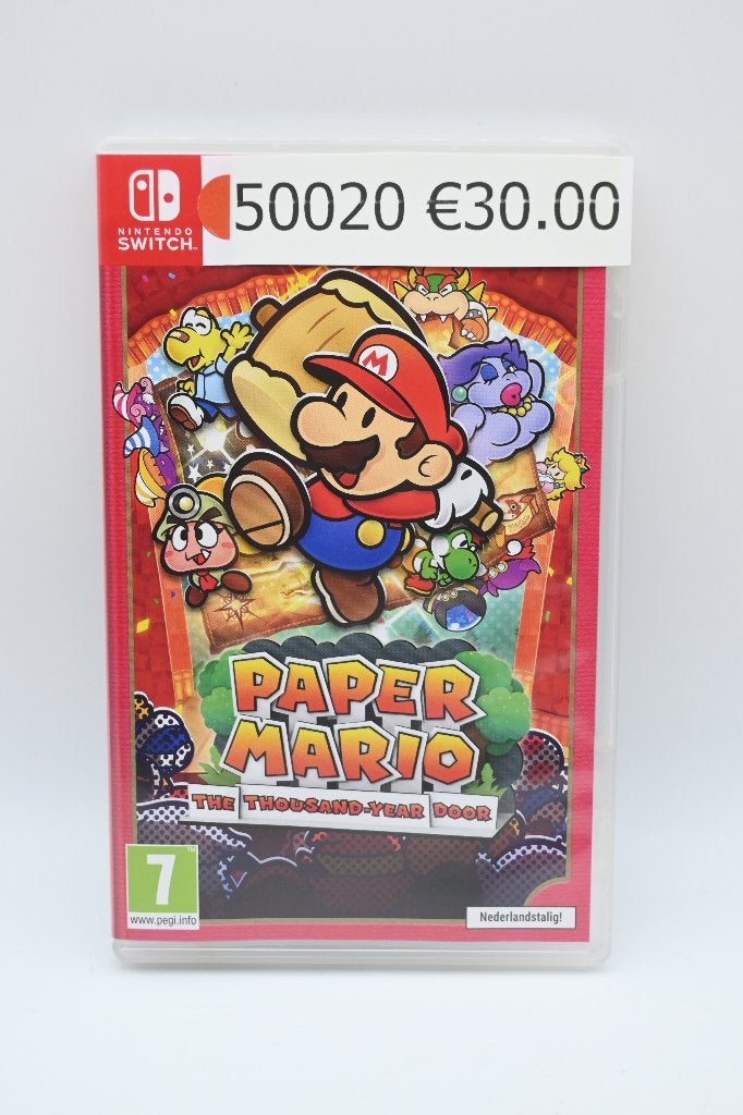 Paper Mario: The Thousand-Year Door - Nintendo Switch, Spelcomputers en Games, Nintendo, 1 speler, Zo goed als nieuw, Role Playing Game (Rpg)