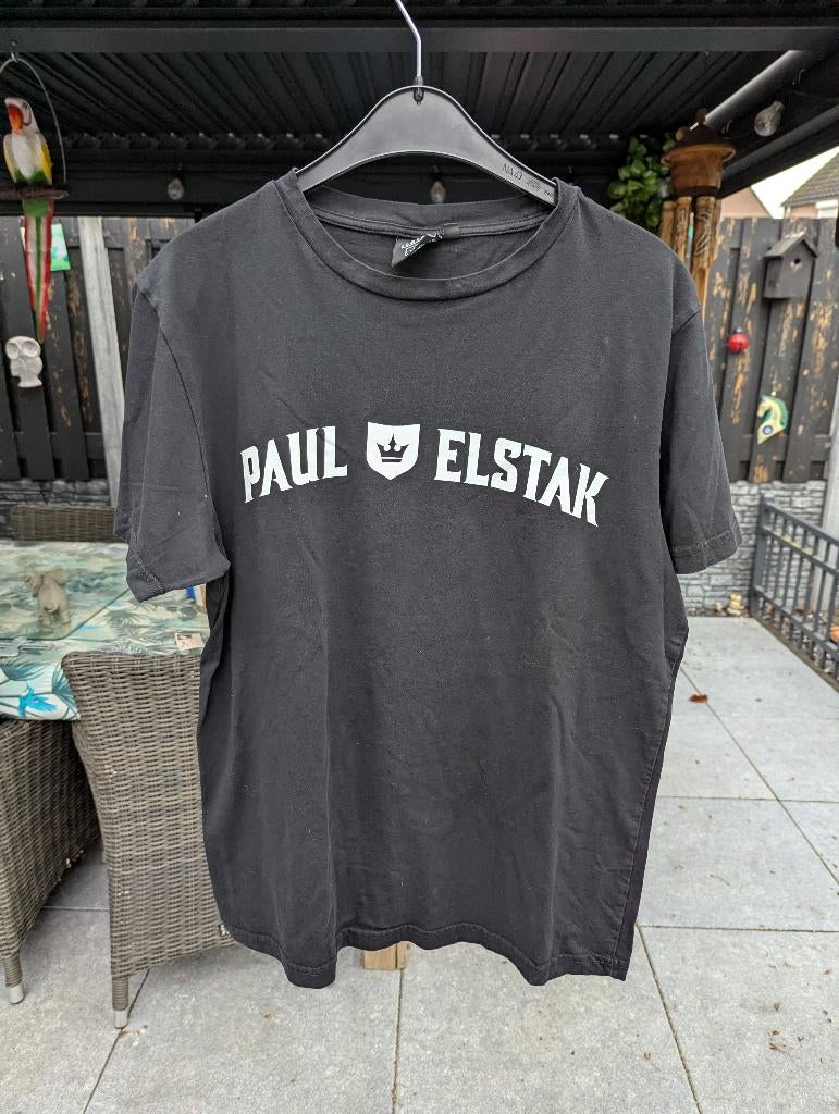 Shirt Paul Elstak, Ophalen of Verzenden, Zo goed als nieuw, Maat 52/54 (L), Zwart