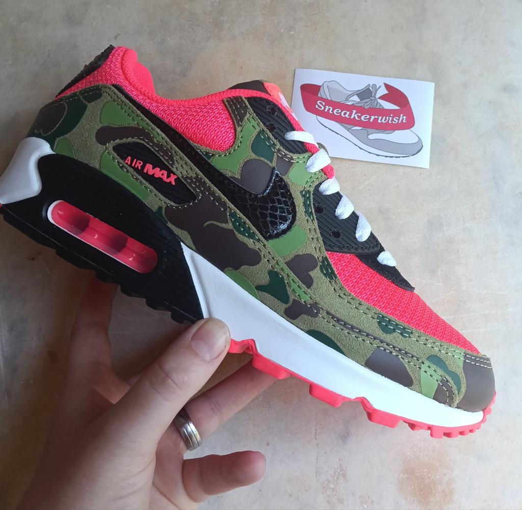 Nike Air Max 90 Camo Infrared EU 38, Overige kleuren, ., Nike, Nieuw