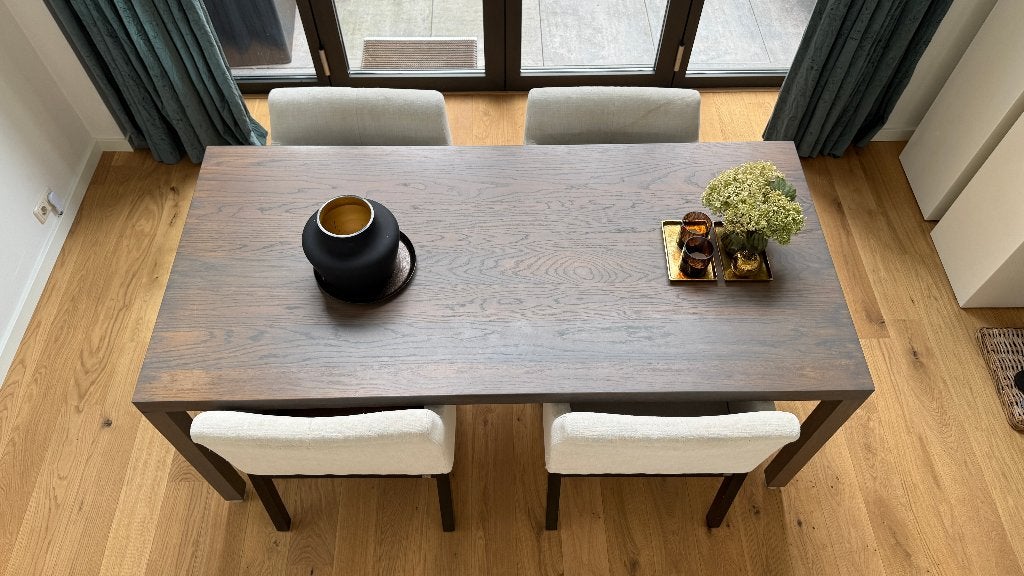 Eettafel massief eiken