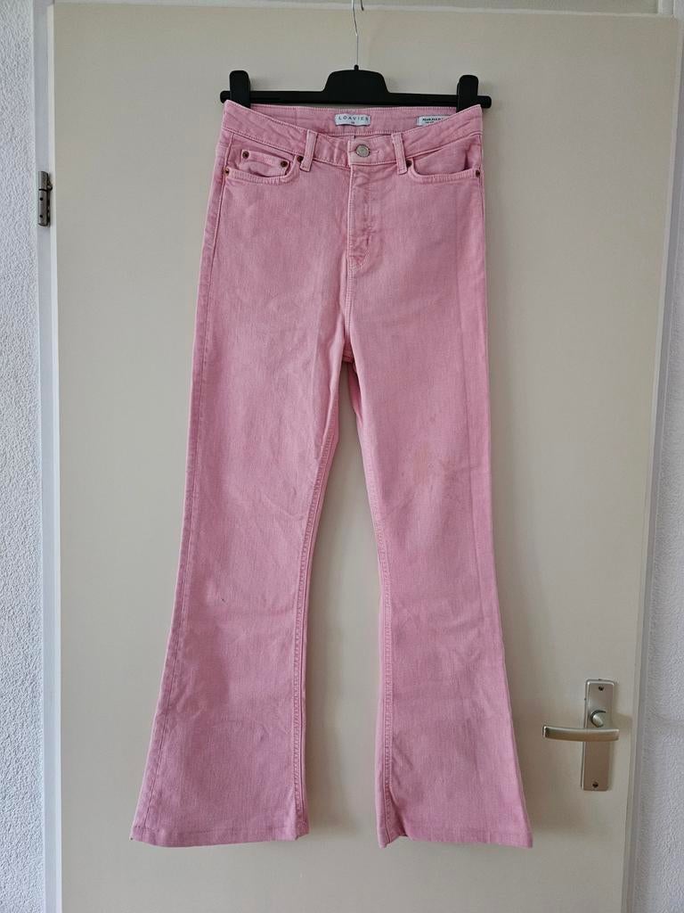 Nieuw: prachtig roze jeans mt XS Loavies, Nieuw, Ophalen of Verzenden, Roze, Maat 34 (XS) of kleiner