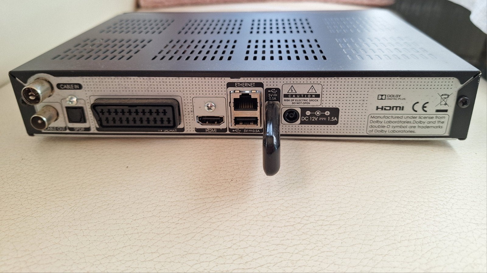 Humax Decoder met Afstandsbediening en Kabels, Audio, Tv en Foto, Ophalen of Verzenden, Gebruikt, Decoder