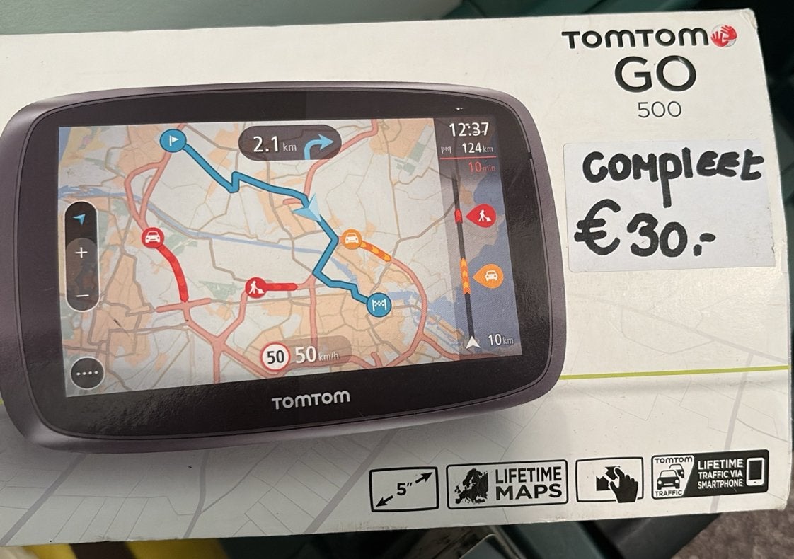 TomTom GO 500 Navigatiesysteem - Compleet, Ophalen of Verzenden, Gebruikt