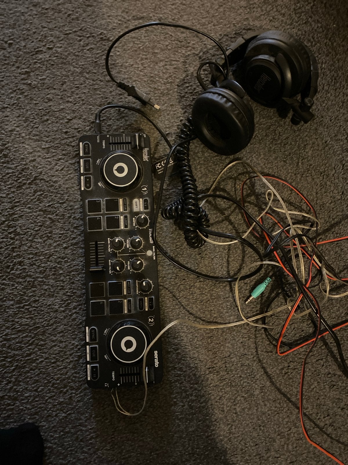 Hercules DJControl Starlight DJ-controller met koptelefoon, Ophalen, Gebruikt, Dj-set, Overige merken