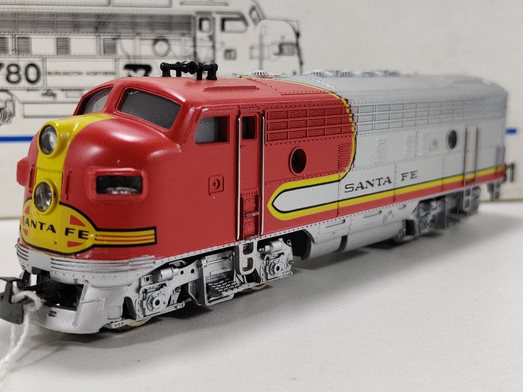 Marklin Dieselloc 3060 type F7 Santa Fe USA, Wisselstroom, Locomotief, Ophalen of Verzenden, Zo goed als nieuw