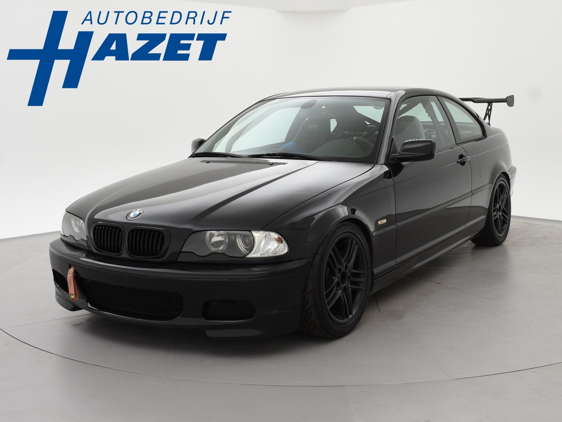 BMW 3-serie Coupé E46 328Ci TRACKDAY RACEAUTO ROLKOOI | ORI, Auto's, Automatische klimaatregeling, Gebruikt, Zwart, Zwart