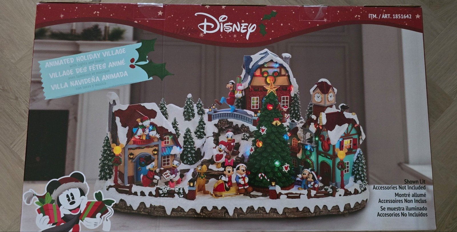 Disney kersthuisjes / Christmas Village – verlicht & bewegen, Ophalen, Nieuw