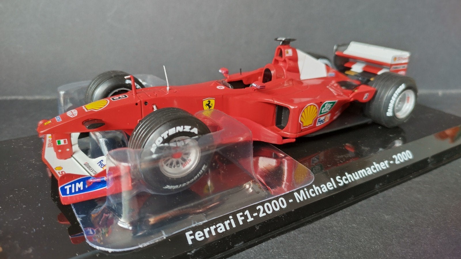 Ferrari F1 2000 Michael Schumacher 1:24 Altaya Ixo Pol, Overige merken, Auto, Verzenden, .