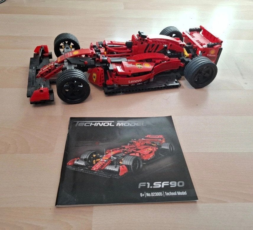 Technic Model F1.SF90 Raceauto Bouwpakket, Ophalen of Verzenden, Zo goed als nieuw, Overige merken