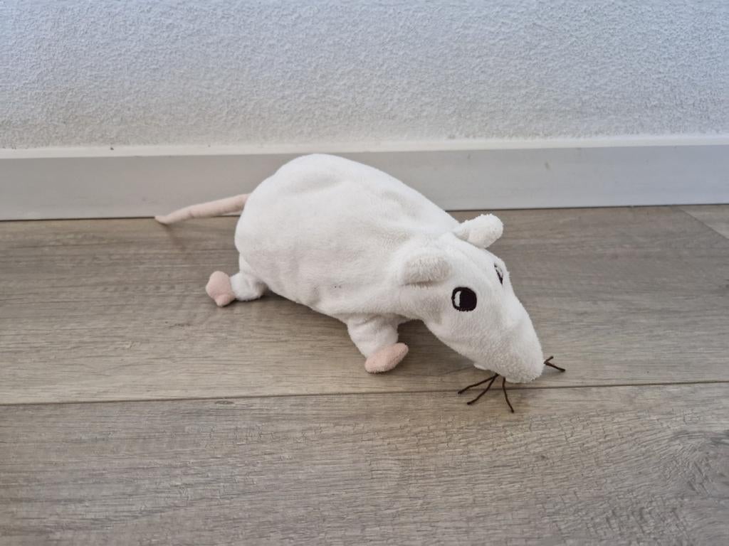 Ikea knuffel muis rat wit gosig ratta plush pluche, Ophalen of Verzenden, Zo goed als nieuw, Overige typen