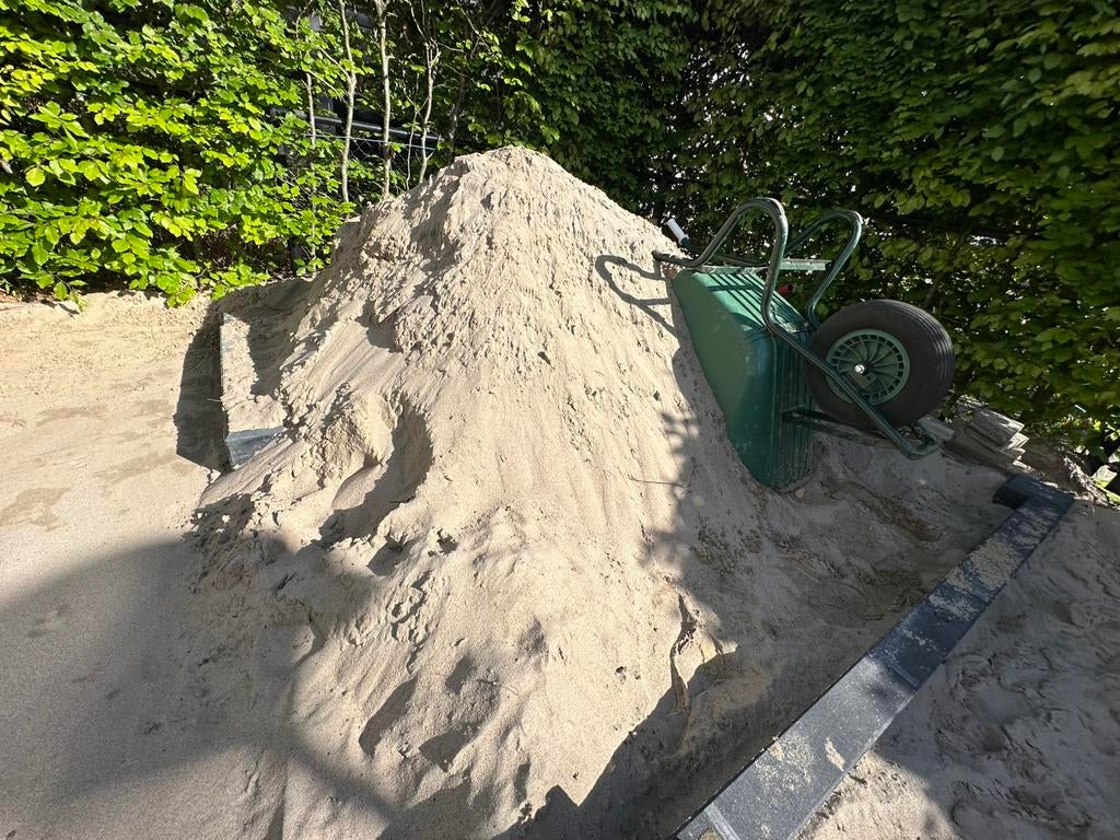 Gratis straatzand, Ophalen, Zo goed als nieuw