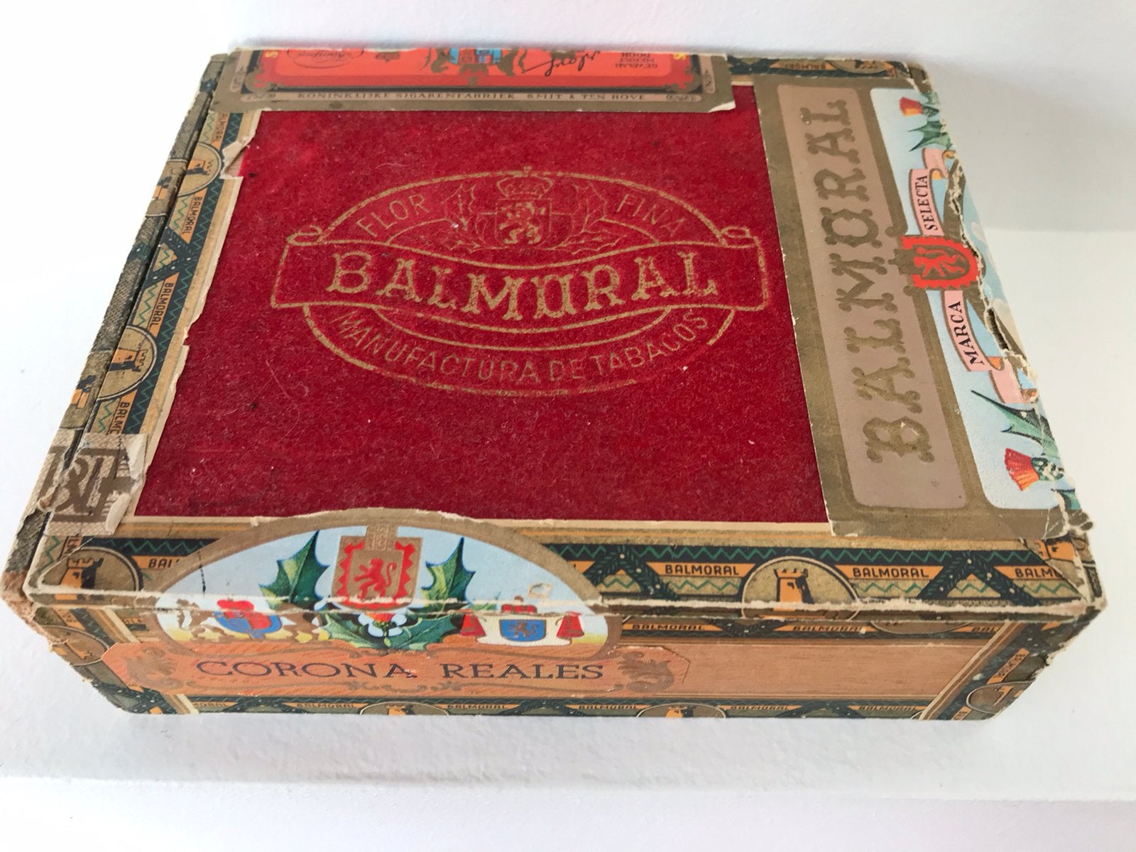 Balmoral sigarenkistje, Ophalen of Verzenden, Gebruikt, Tabaksdoos of Verpakking