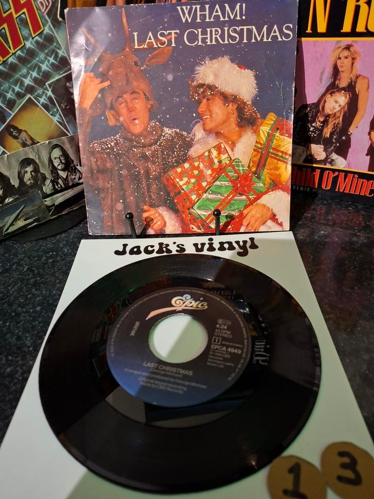 Wham! - Last Christmas 7 inch vinyl single 1984/14, Fotohoes, Ophalen of Verzenden, Zo goed als nieuw, Overige formaten