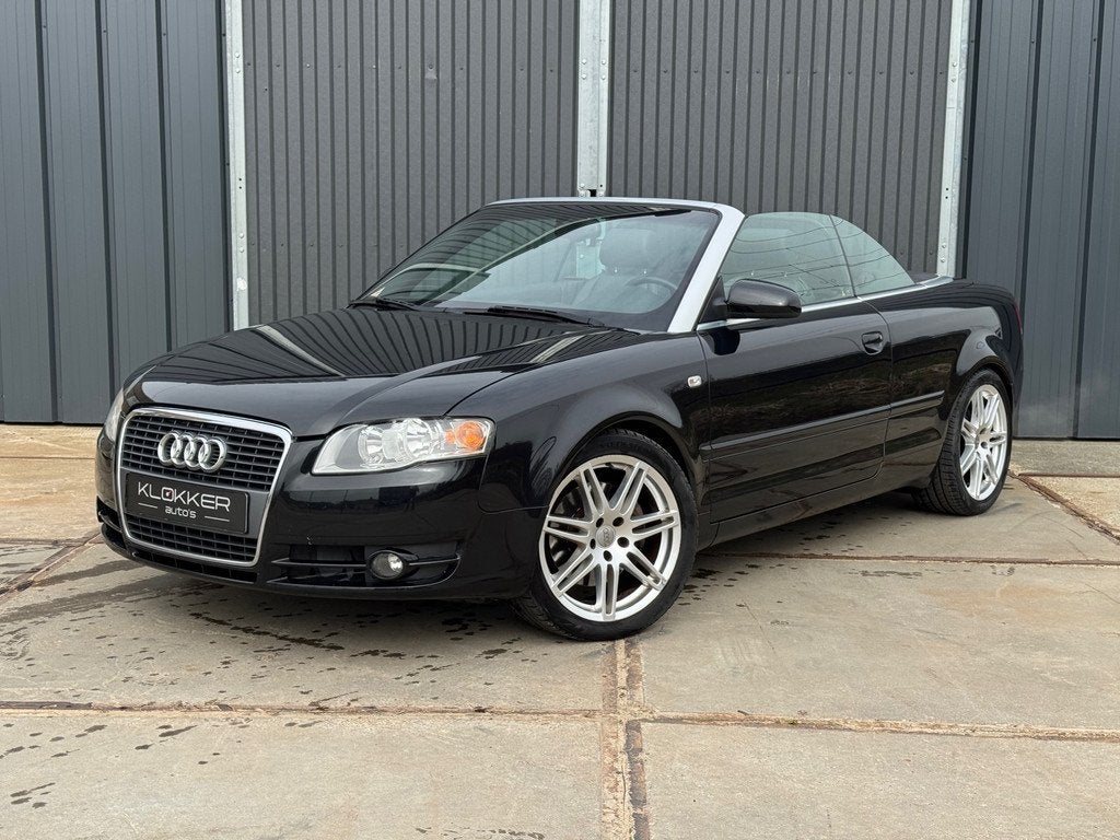 Audi A4 Cabriolet 2.0 TFSI AUT.|Leder|Navi|Clima|APK 05-2027, Gebruikt, Zwart, 4 cilinders, A4