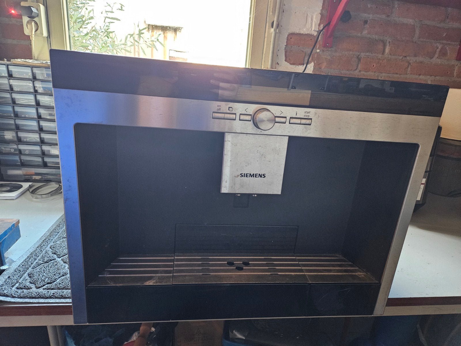 Siemens Inbouw Koffieautomaat - werkt perfect, Ophalen, Gebruikt, Koffiemachine, Koffiebonen