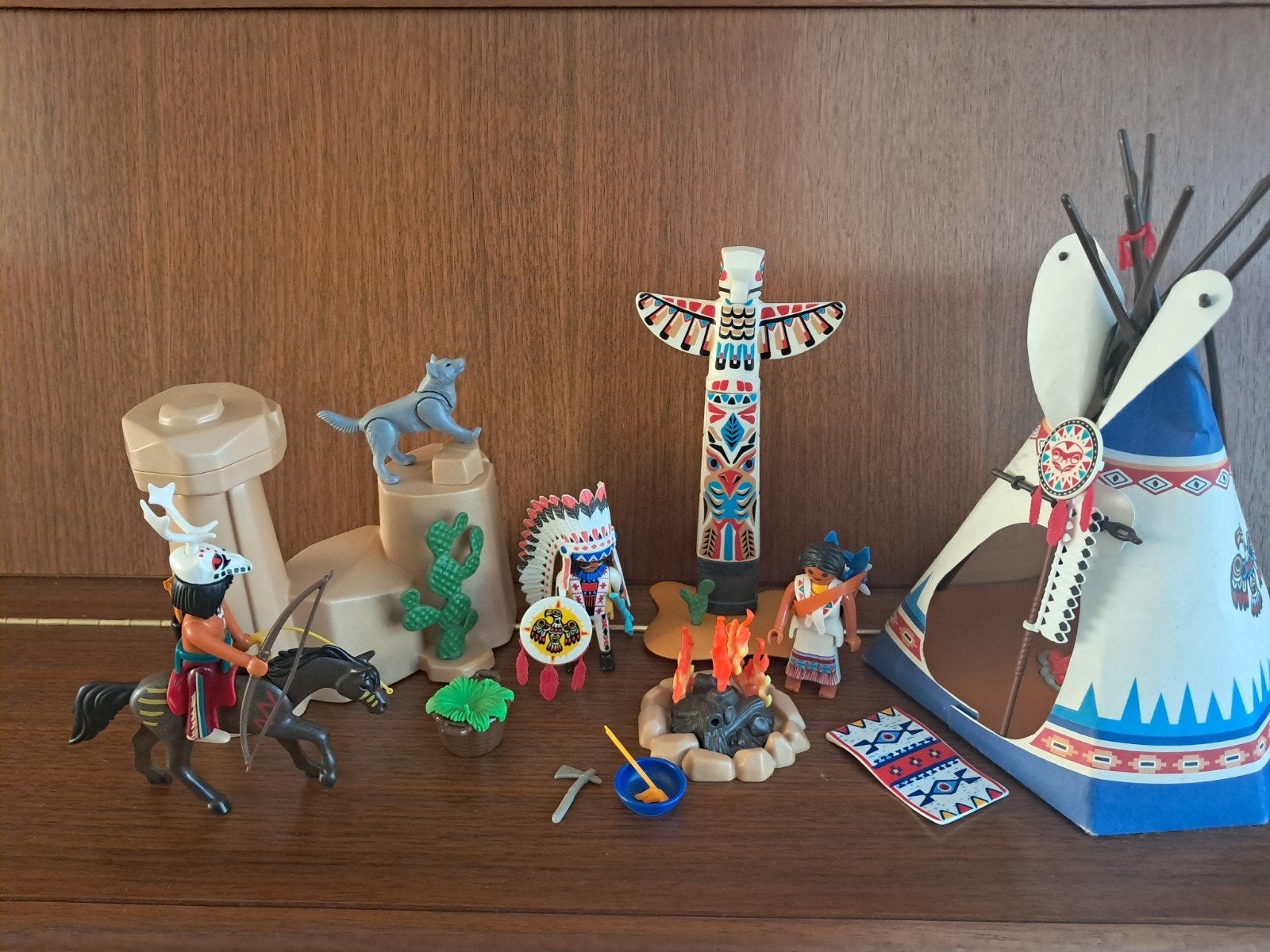 Playmobil indianenkamp, 1 speler, Ophalen of Verzenden, Vanaf 3 jaar