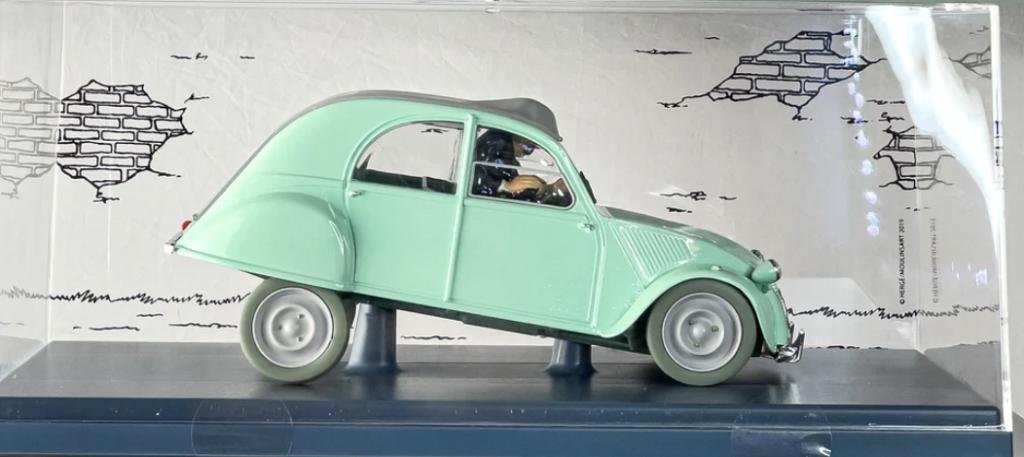 Citroen 2CV A 1948 Janssens Dupondt Kuifje 1/24 TINTIN # 8, Verzenden, Nieuw, Auto, Overige merken