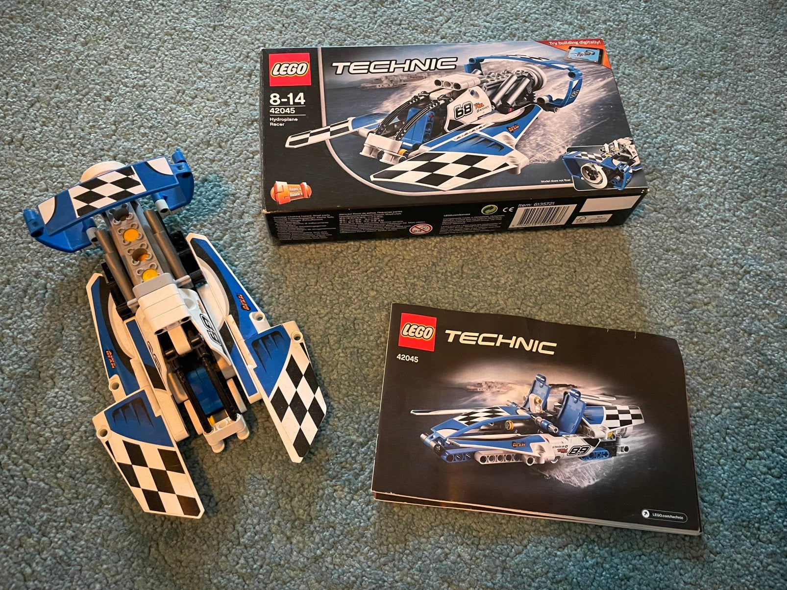 Lego technic 42045, Kinderen en Baby's, Speelgoed | Duplo en Lego, Ophalen of Verzenden, Zo goed als nieuw