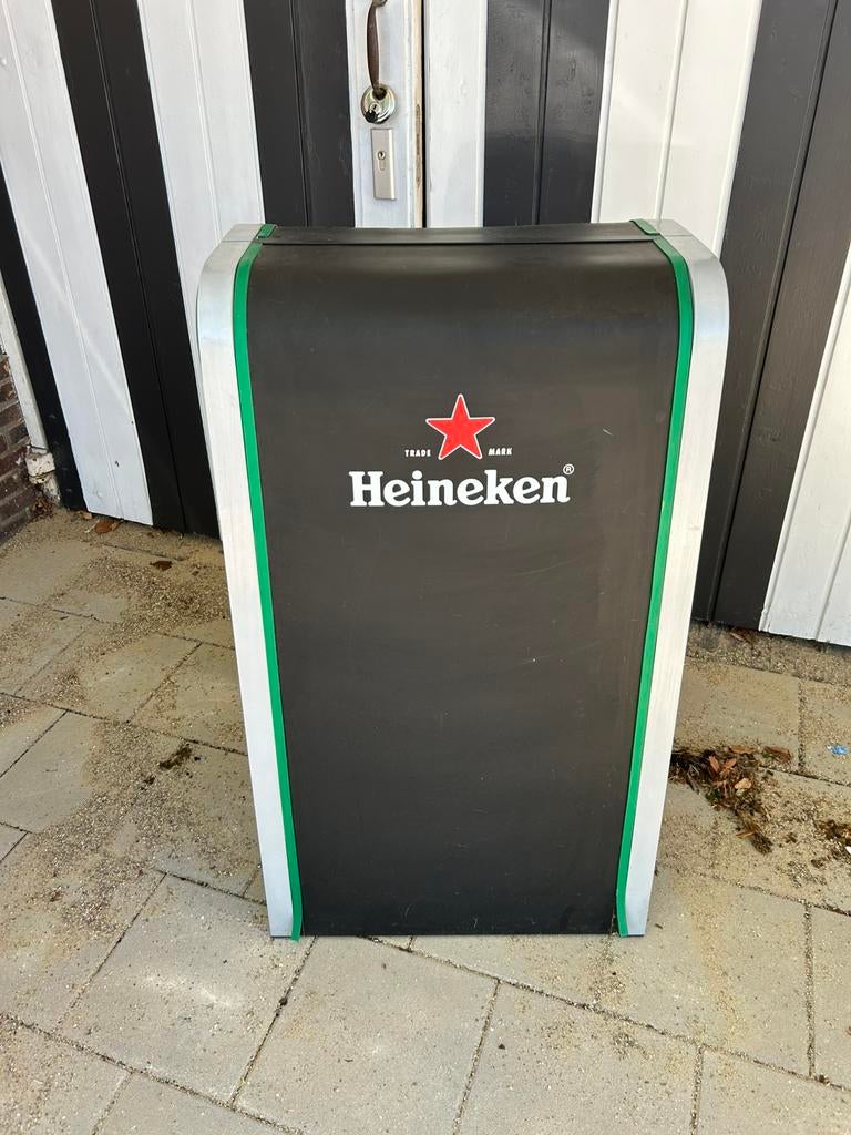 Heineken stoepbord, Verzamelen, Biermerken, Ophalen, Zo goed als nieuw, Heineken