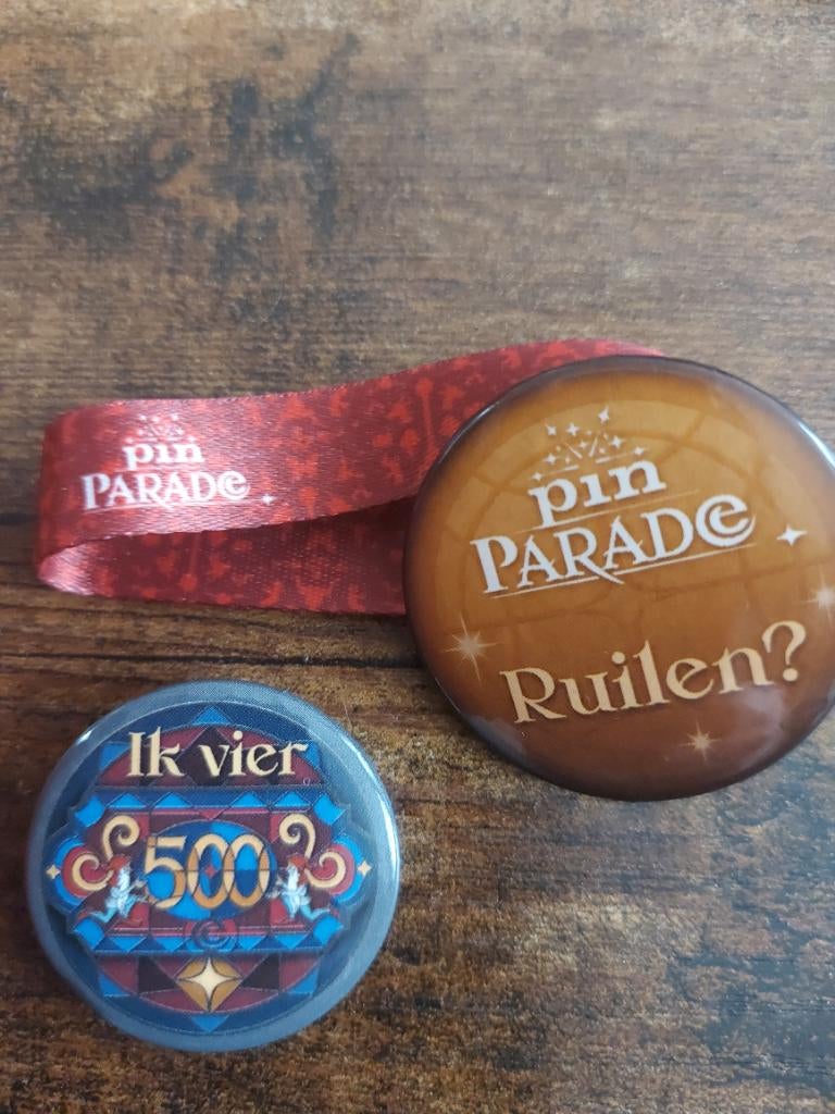 Efteling button pin parade, Ophalen of Verzenden, Nieuw, Button of Speldje