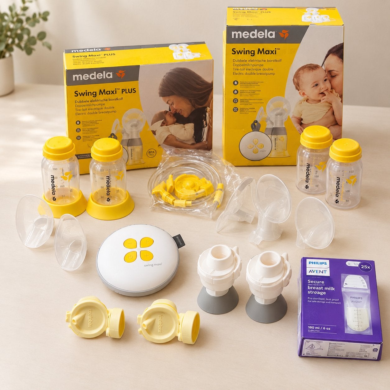 Medela swing maxi plus, Ophalen of Verzenden, Zo goed als nieuw, Borstkolf, Medela