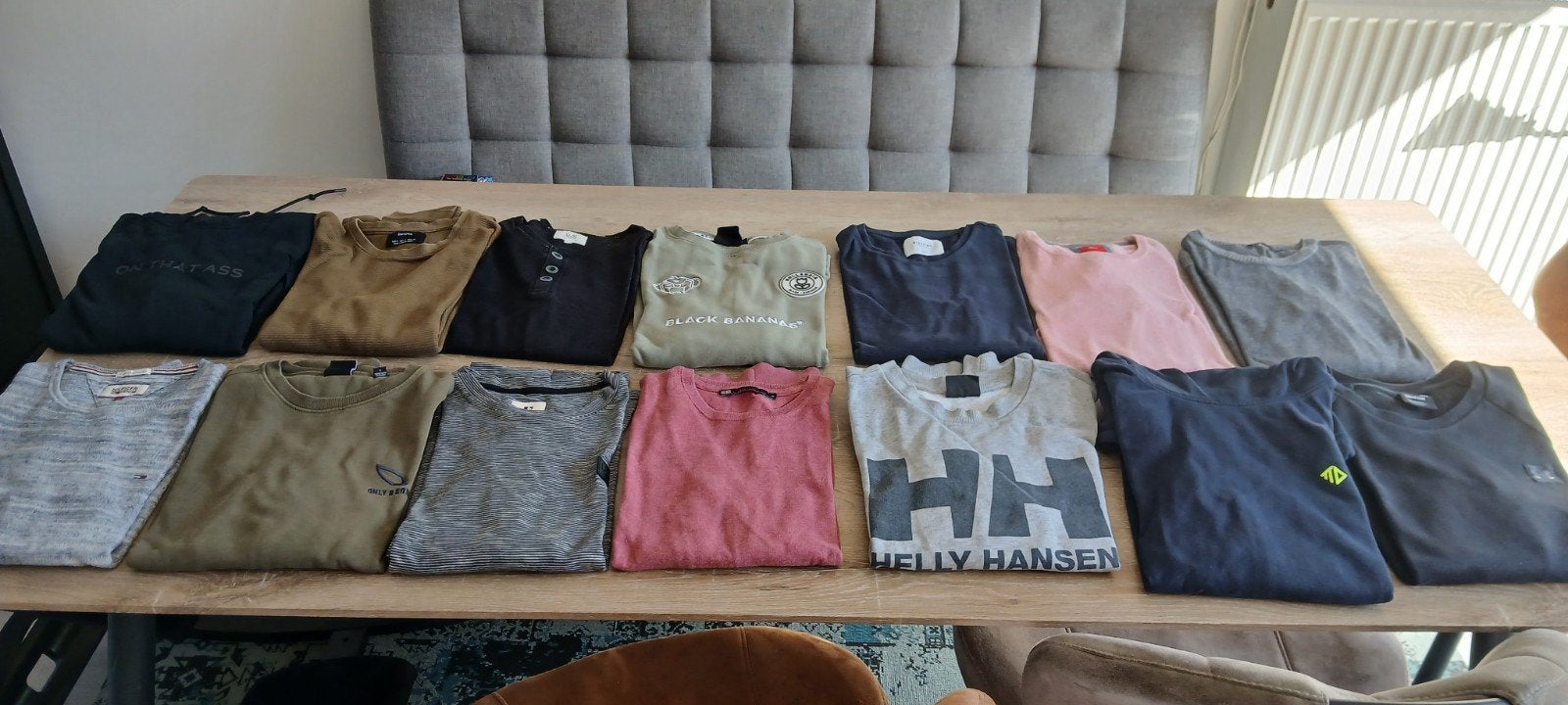 S heren jongens merk truien trui HH under armour hilfiger, Ophalen of Verzenden, Gedragen, Maat 46 (S) of kleiner, Meerkleurig