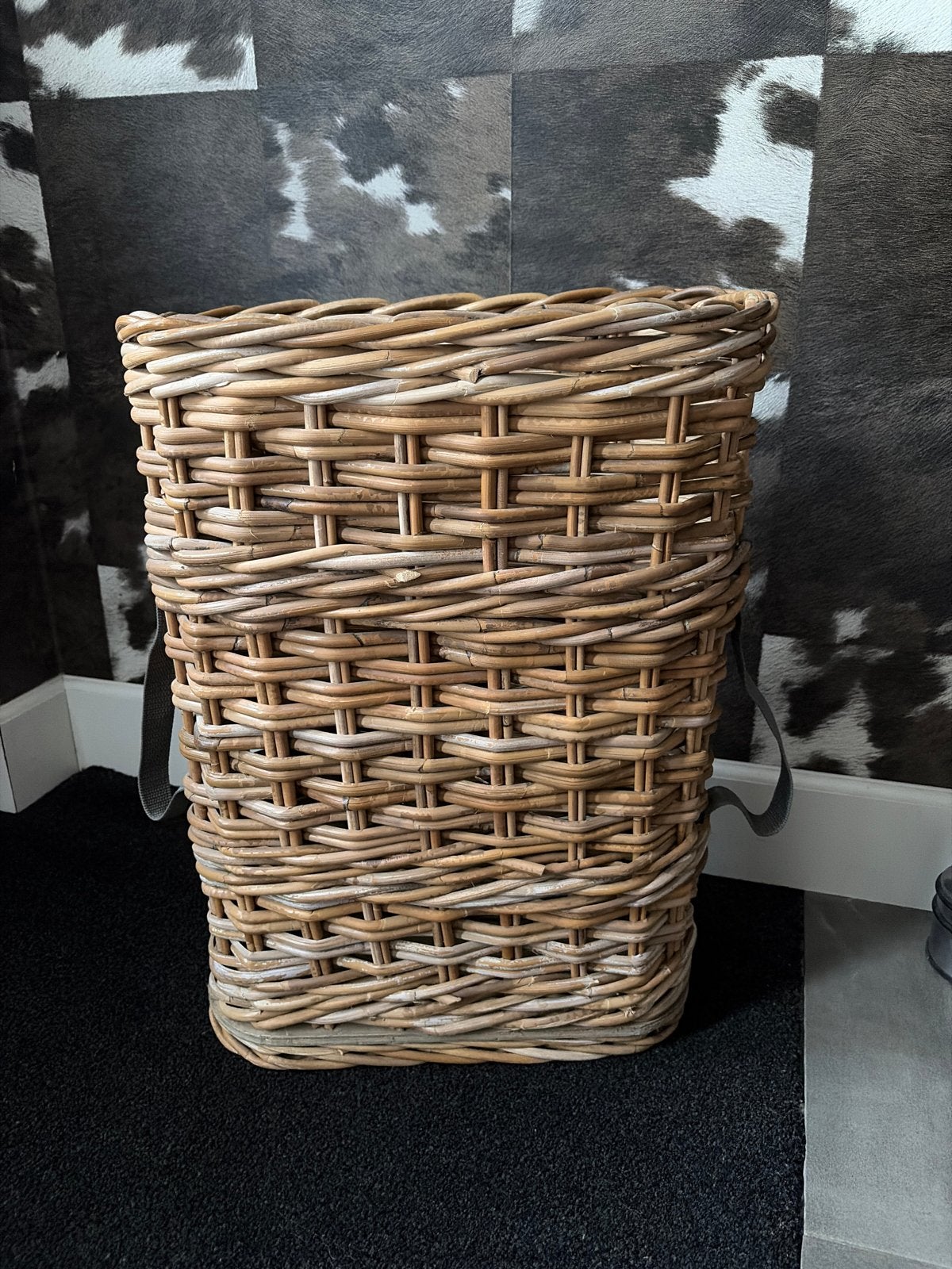Rotan paraplumand - 54x40x20cm, Ophalen, Gebruikt, Riet
