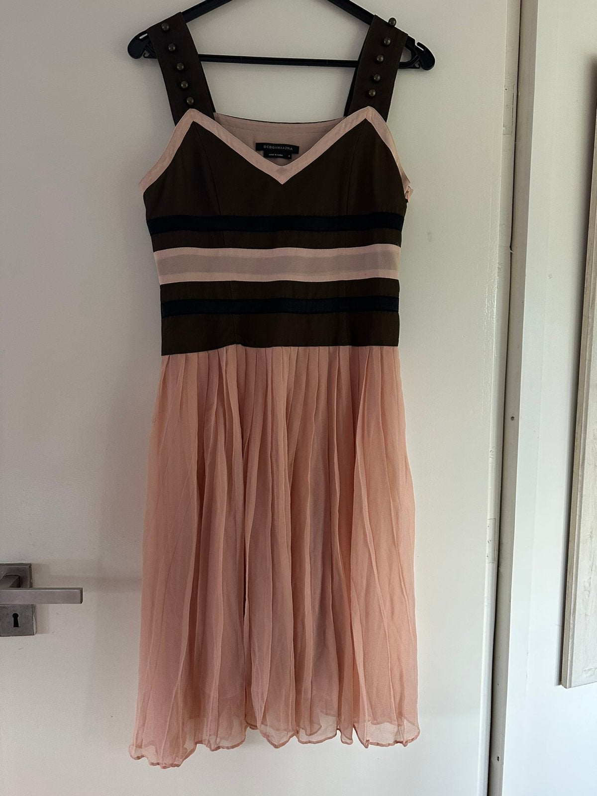 BCBG Max Azria BCBGMAXAZRIA maat 6, Ophalen of Verzenden, Gedragen, Maat 38/40 (M), Knielengte