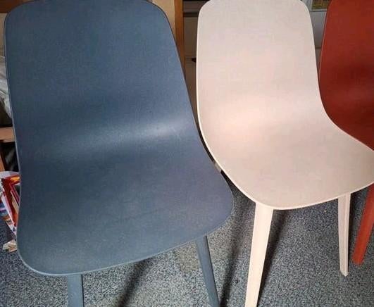 Ikea eetkamerstoelen Odger, 2 stuks, Huis en Inrichting, Stoelen, Zo goed als nieuw, Twee, Wit, Ophalen