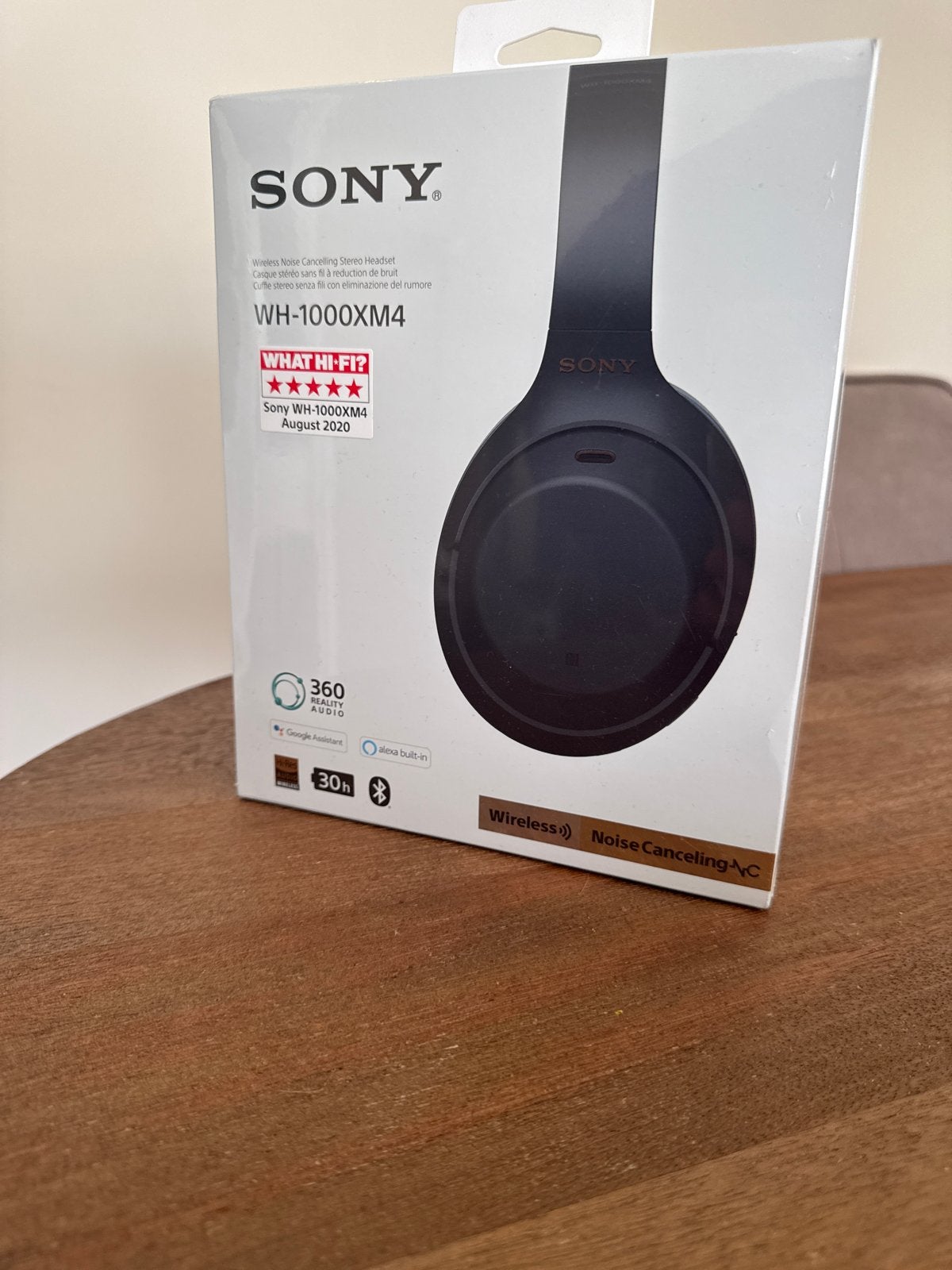 Sony WH-1000XM4 Draadloze Noise Cancelling Koptelefoon, Audio, Tv en Foto, Ophalen, Bluetooth, Nieuw, Zwart