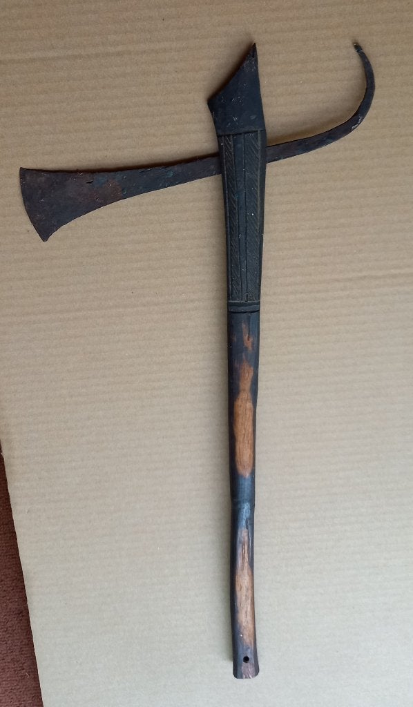 Ceremoniële bijl van de Gogo-stam uit Tanzania, Afrika, Verzenden, Ritueel object, Handgemaakt