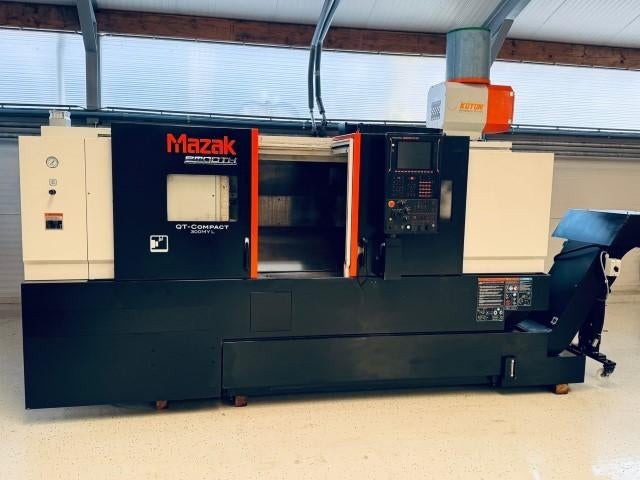draaibank Mazak QT-Compact 300MYL - 2017- Mazatrol, Ophalen, Gebruikt, Metaaldraaibank