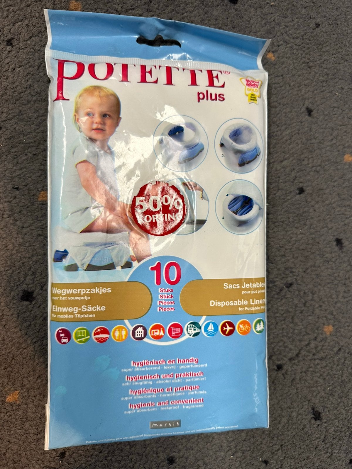 Zakjes voor het reispotje Potette plus., Ophalen of Verzenden, Nieuw