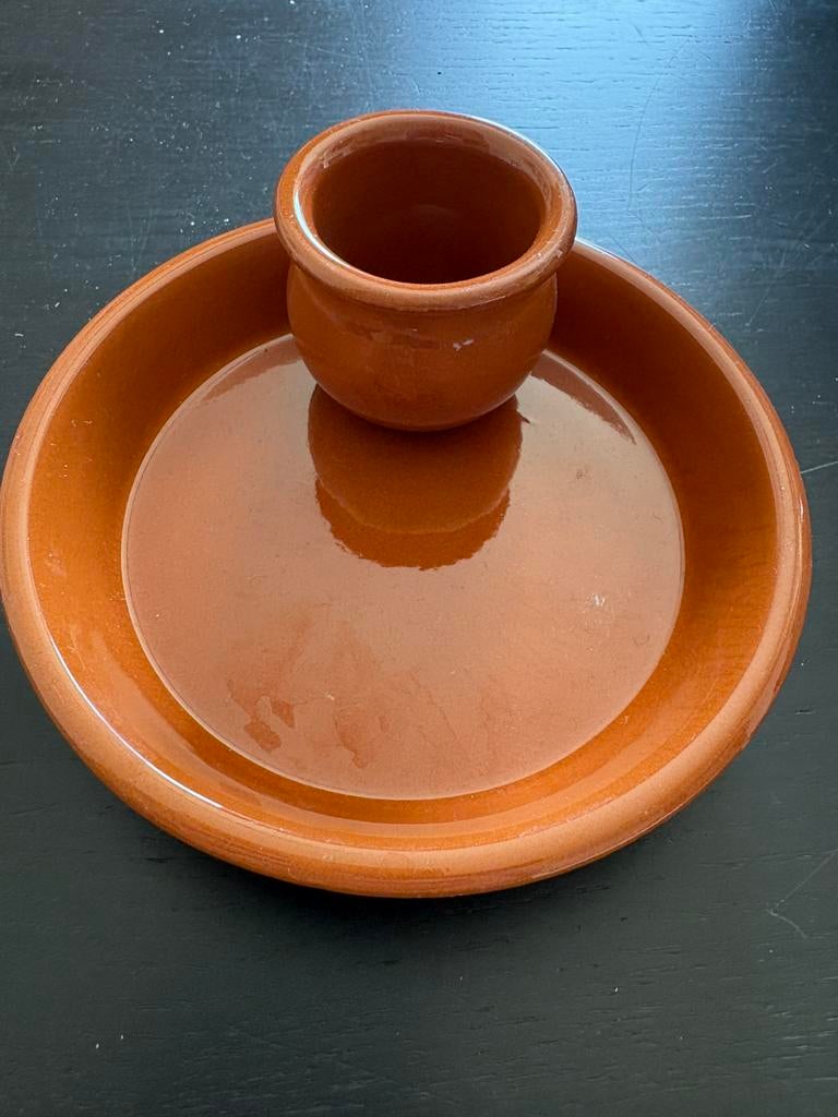 Schaaltje voor olijven zgan € 2,50 per stuk, Ophalen, Porselein of Keramiek, Schaal, Rond