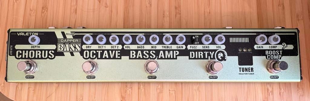 Valeton Dapper Bass Effect Strip - Multi-effect voor Basgita, Muziek en Instrumenten, Effecten, Ophalen of Verzenden, Gebruikt