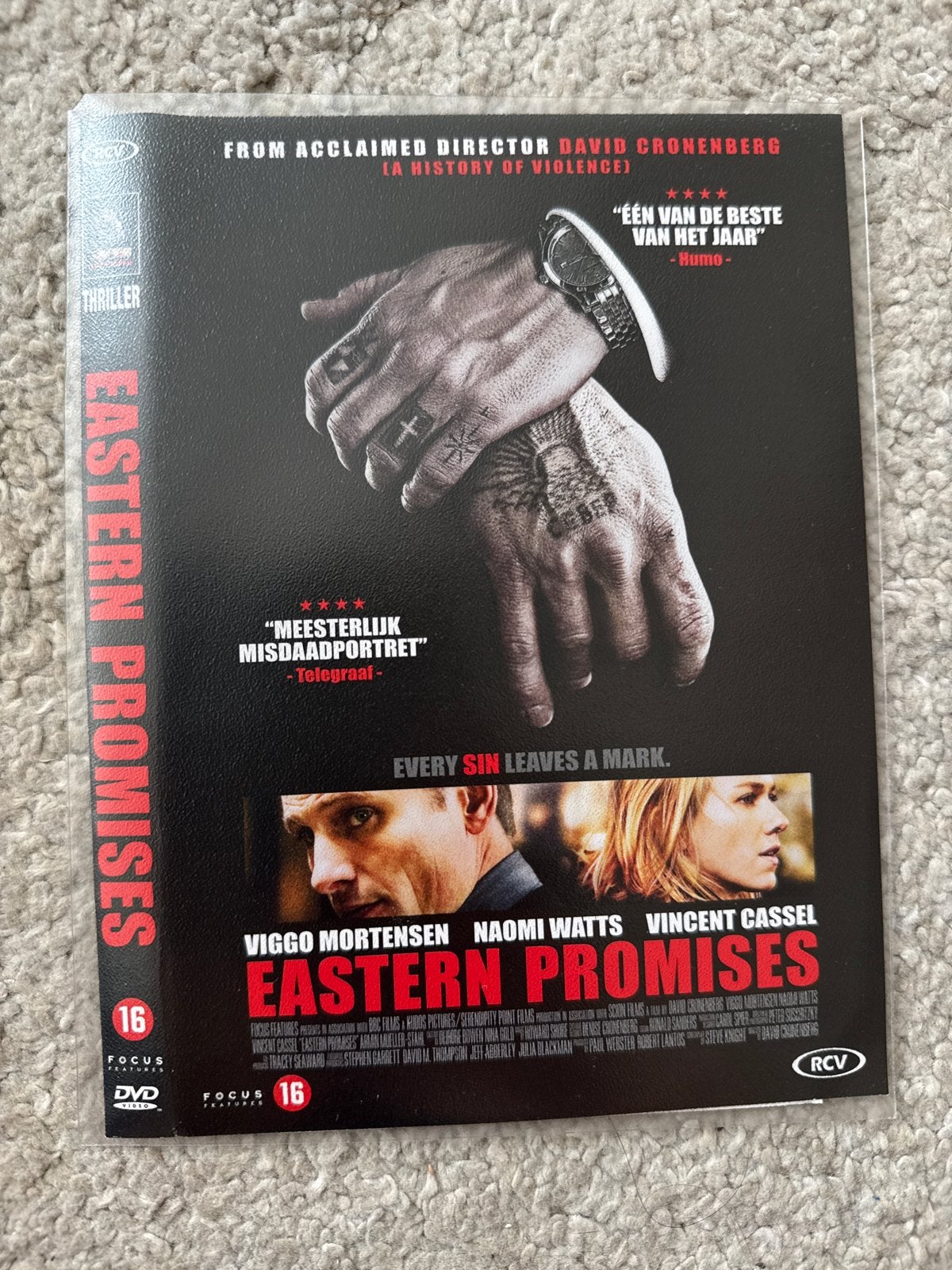 Eastern Promises (DVD) - Meesterlijk misdaaddrama, Ophalen, Maffia en Misdaad, Vanaf 16 jaar, Nederlands
