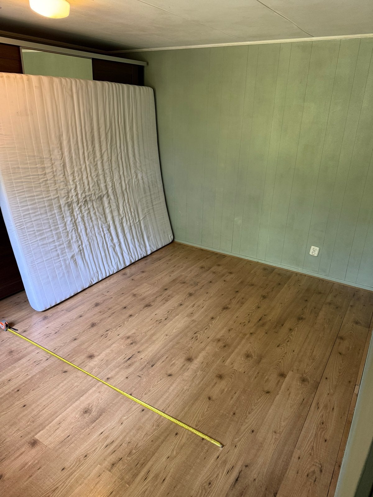 Laminaatvloer met eiken look, Ophalen, 30 cm of meer, Gebruikt, 10 m² of meer