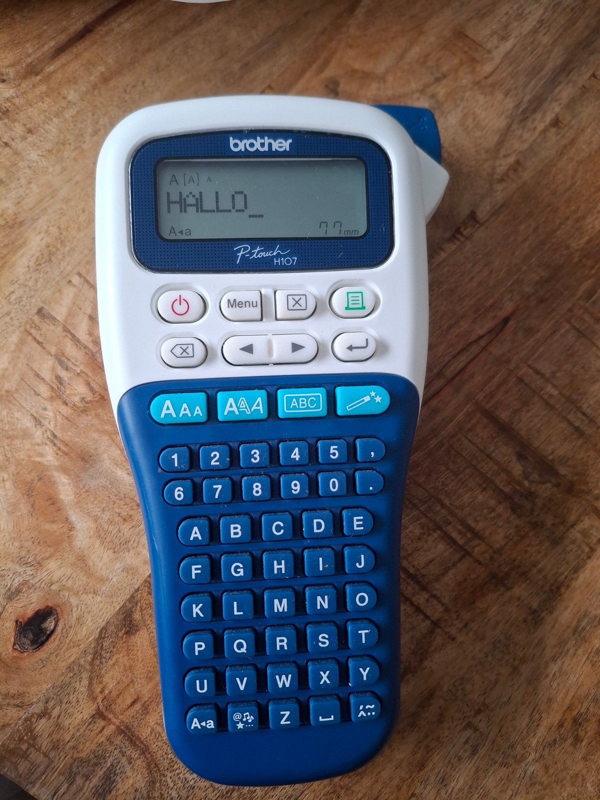 Brother P-touch H107 Handheld Labelprinter, Computers en Software, Qwerty, Ophalen of Verzenden, Zo goed als nieuw, Tape-label