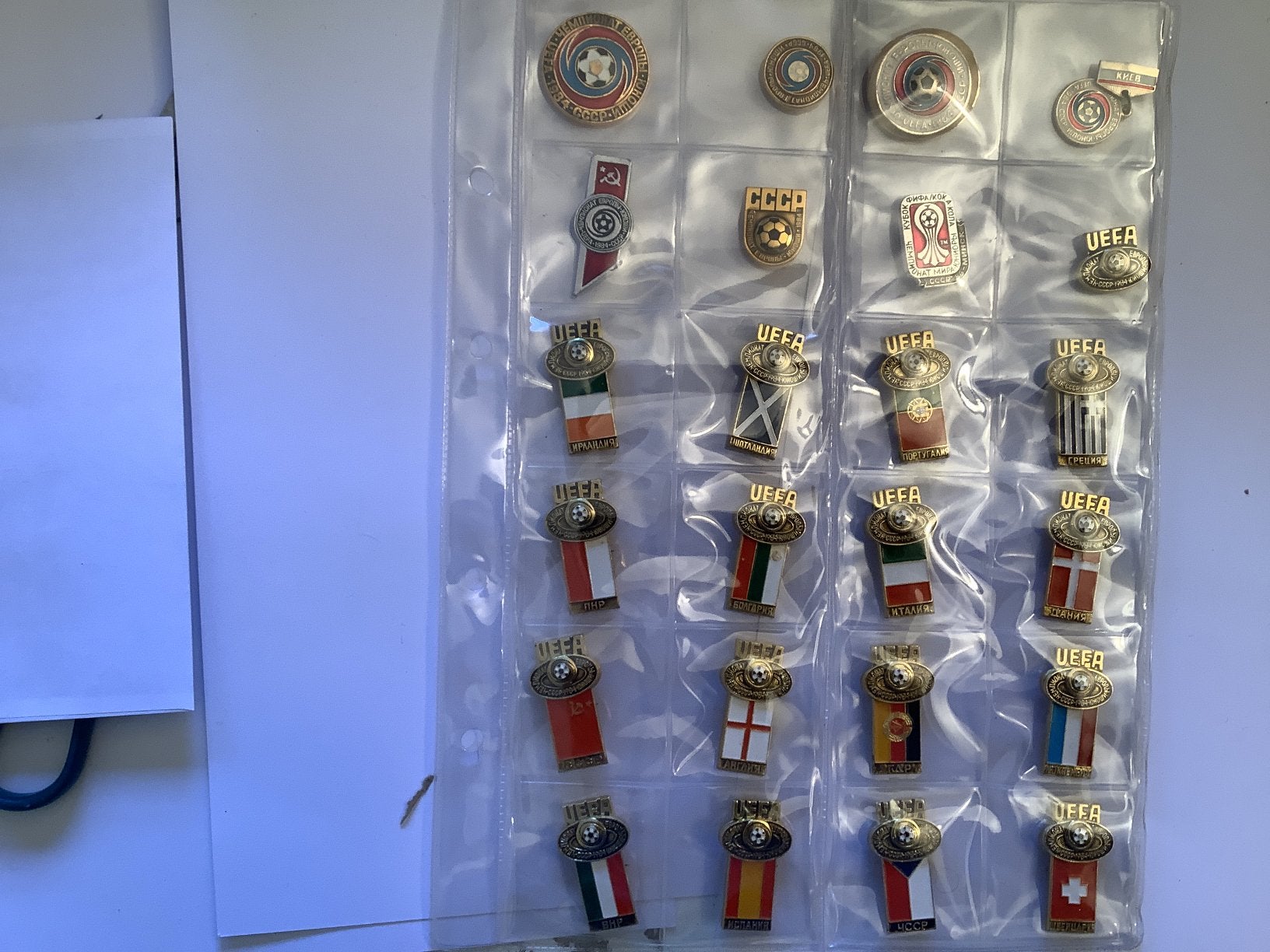 Speldjes EK 1984 Rusland, Ophalen of Verzenden, Zo goed als nieuw, Buitenlandse clubs