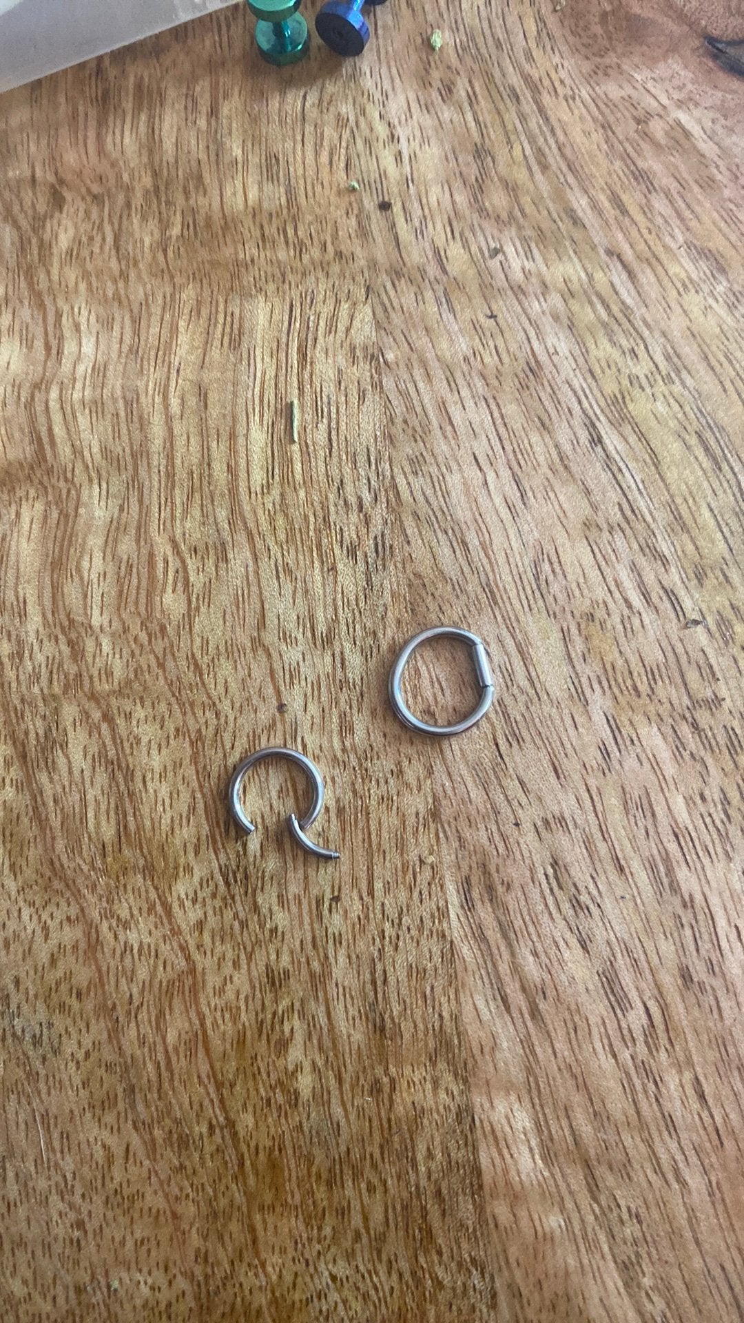 Echt silvere piercings, Sieraden, Tassen en Uiterlijk, Piercings, Ophalen, Zo goed als nieuw, Zilver, Overige typen