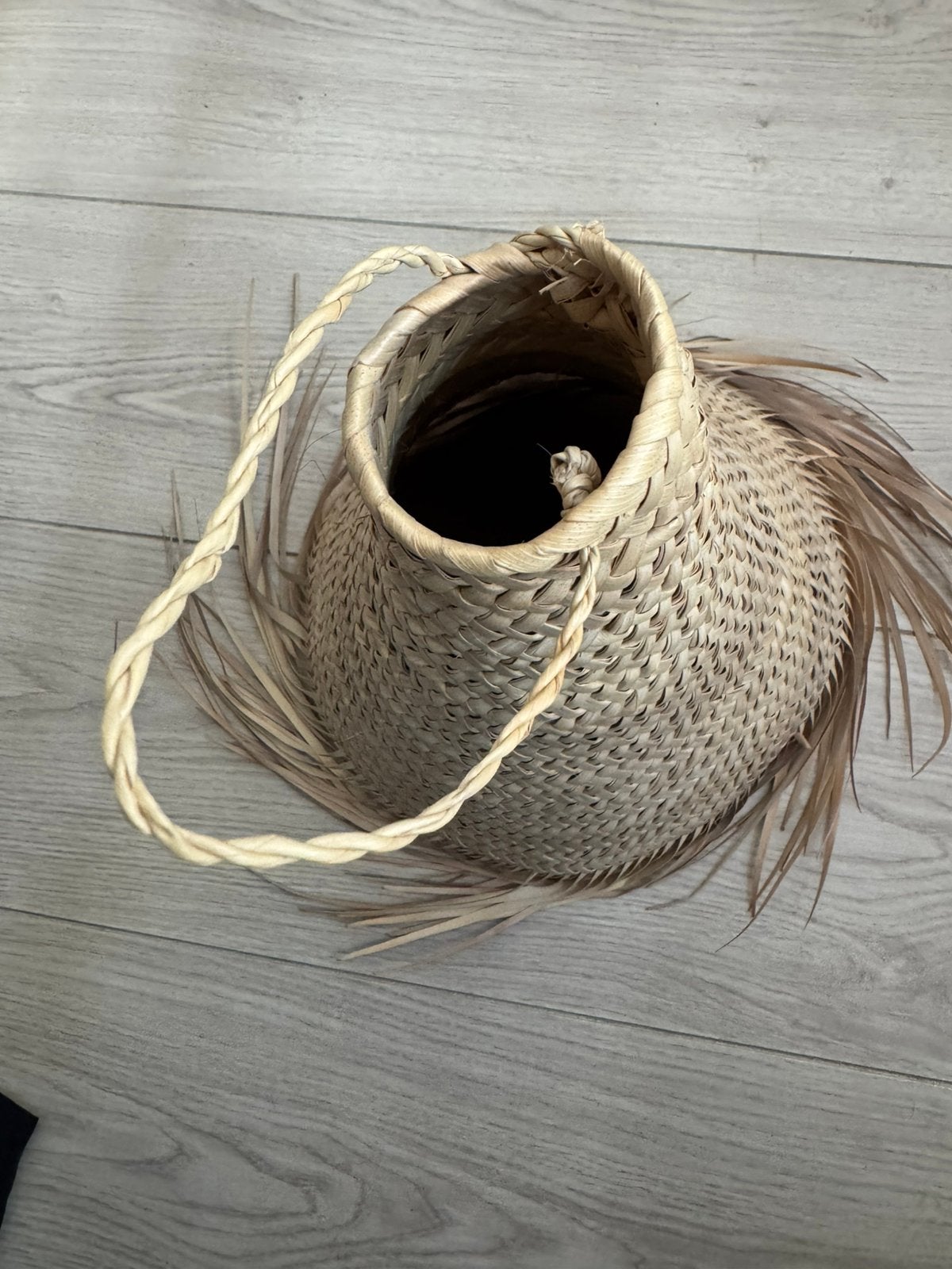 Lampenkap van zeegras, Ophalen, Zo goed als nieuw