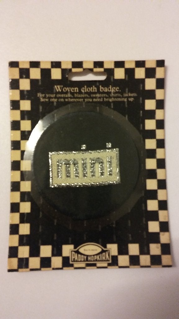 Mini John Cooper vintage auto embleem patch kleding Rare, Verzenden, Nieuw, Auto's
