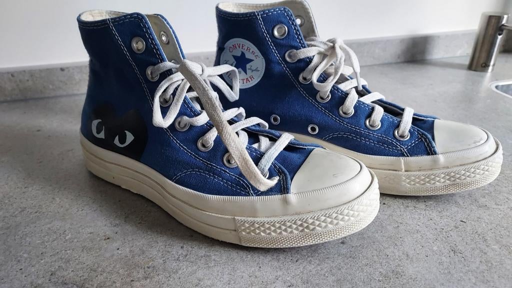 Converse  All Star gympen  Maat 37,5, Blauw, Ophalen of Verzenden, Converse All Stars, Sneakers of Gympen
